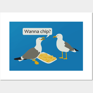 Gulls just wanna have fun Posters and Art